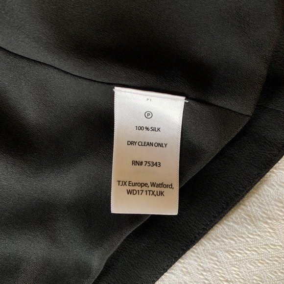 Cynthia Rowley Silk Jacket, XS, Black - Picture 10 of 13